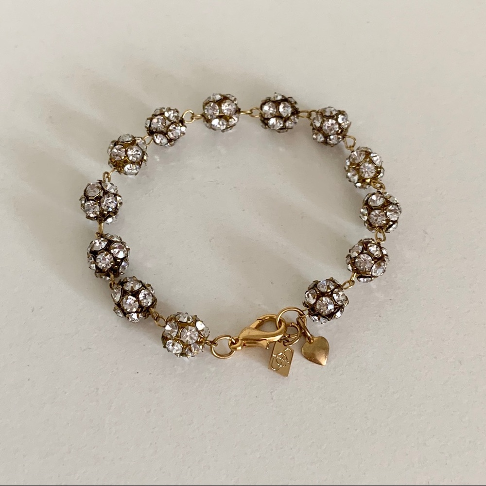 Crystal ball bracelet